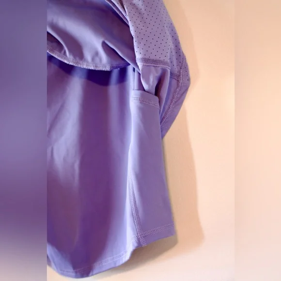 Mono B Micro - Perforated Ruffled Back Skort. - Picture 8 of 9